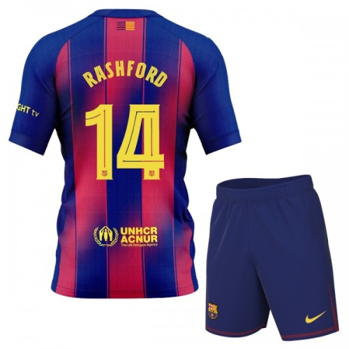 Divisa Barcellona Rashford 14 Terzo 2025-26 Maniche Corte - Bambino Divisa Barcellona Rashford 14 Terzo 2025-26 Maniche Corte - Bambino